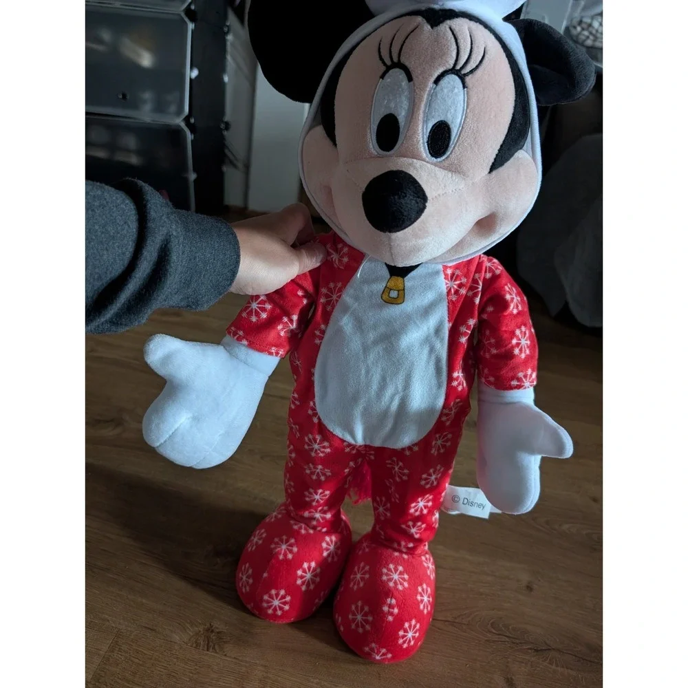Vintage Christmas Carol Teddy Bear Plush Mickey Mouse